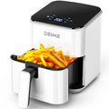 Friggitrice ad Aria DEIME 2.5L, Mini Friggitrice Compatta ad Aria Calda, Schermo Touch LED, Cestello Antiaderente