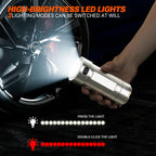 SZUK Neuer kabelloser Auto-Staubsauger, tragbarer Handstaubsauger, Mini-Gebläse mit LED-Licht, leistungsstarker Akku-Staubsauger