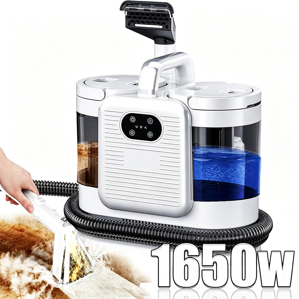 2-in-1 Dampfreiniger mit Sprühfunktion, 1650W, intelligenter tragbarer Roboter für die Reinigung von Teppichen, Sofas und Autos, Smart Home Gerät