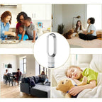 Ventilatore senza pale da 16 pollici, a torre con diametro di 80 cm °   Base oscillante, telecomando, regolazione continua della velocità, display LED, funzione di spegnimento automatico, ventola di raffreddamento portatile