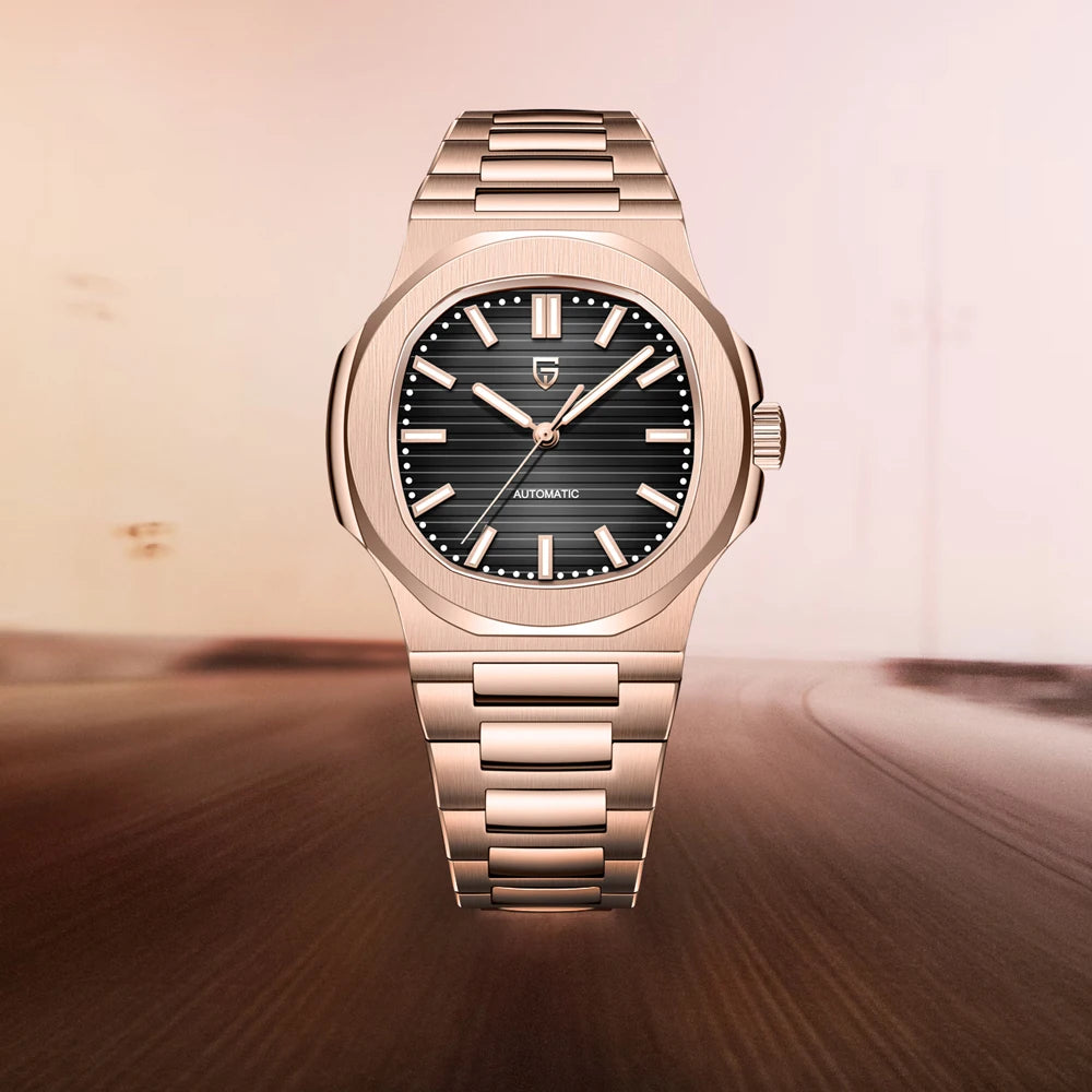PAGANI DESIGN Orologio da uomo 40MM automatico meccanico lusso oro