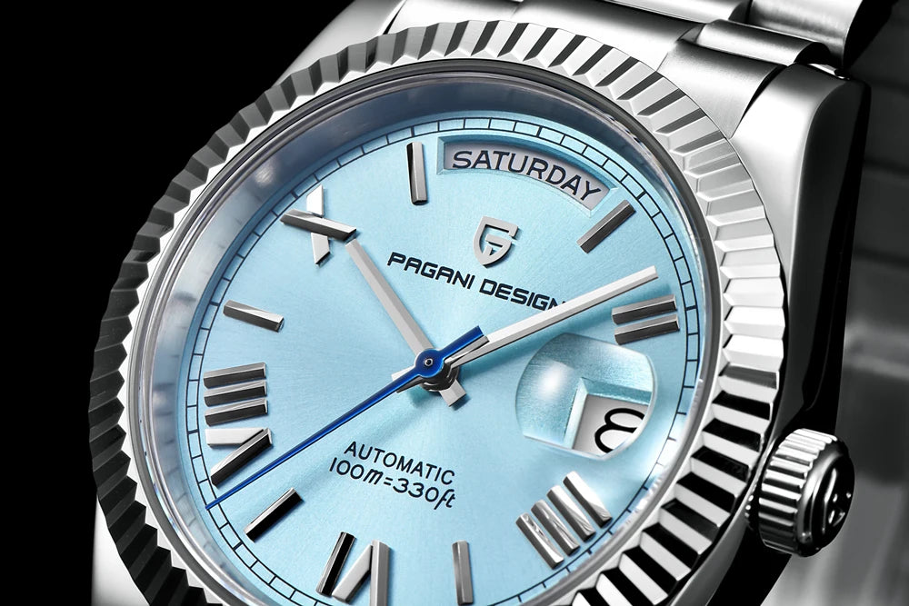 Nuovo Orologio PAGANI DESIGN 2026 con Fasi Lunari, Orologio al Quarzo di Lusso Dorato, Cronografo Sportivo da Uomo VK63, Impermeabile, Vetro Zaffiro AR, Orologio da Polso Luminoso con Ghiera in Ceramica, Cassa in Acciaio Inos