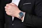 PAGANI DESIGN Orologio da Uomo Pilota al Quarzo Cronografo Sportivo Retrò in Acciaio Inossidabile