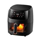 Friggitrice ad Aria Calda Elettrica 2400W 8L con Display LED e 8 Modalità Programmabili