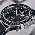 PAGANI DESIGN Moon ST6 Orologio da Uomo al Quarzo con Cronografo, Cassa in Acciaio Inossidabile, Vetro Zaffiro, Modello PD1701