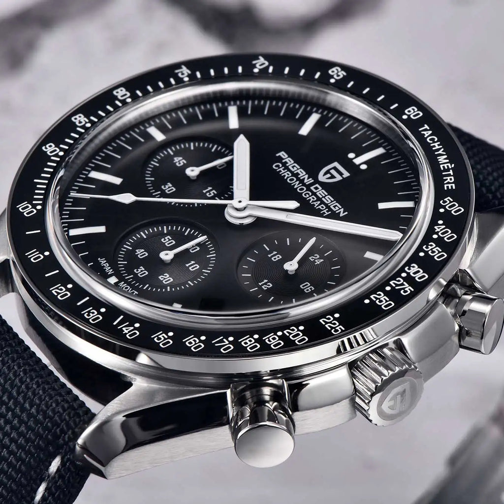 PAGANI DESIGN Orologio da Polso Quarzo PD1701 - Cassa in Acciaio Inossidabile, Vetro Zaffiro, Impermeabile 10 Bar