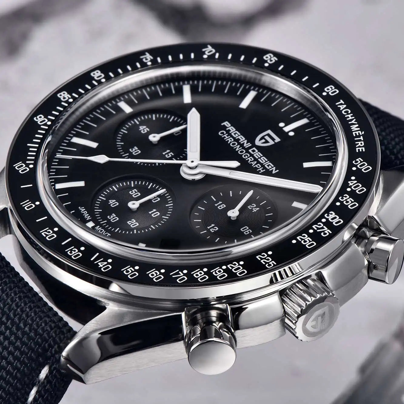 PAGANI DESIGN Orologio da Polso Quarzo PD1701 - Cassa in Acciaio Inossidabile, Vetro Zaffiro, Impermeabile 10 Bar