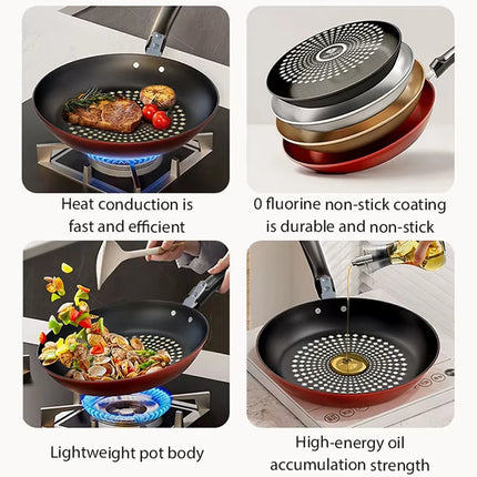 Non-stick Diamond Frying Pan 24/26cm, with Titanium Coating for Fast Heat Conduction, Reduced Oil, for Induction Hobs