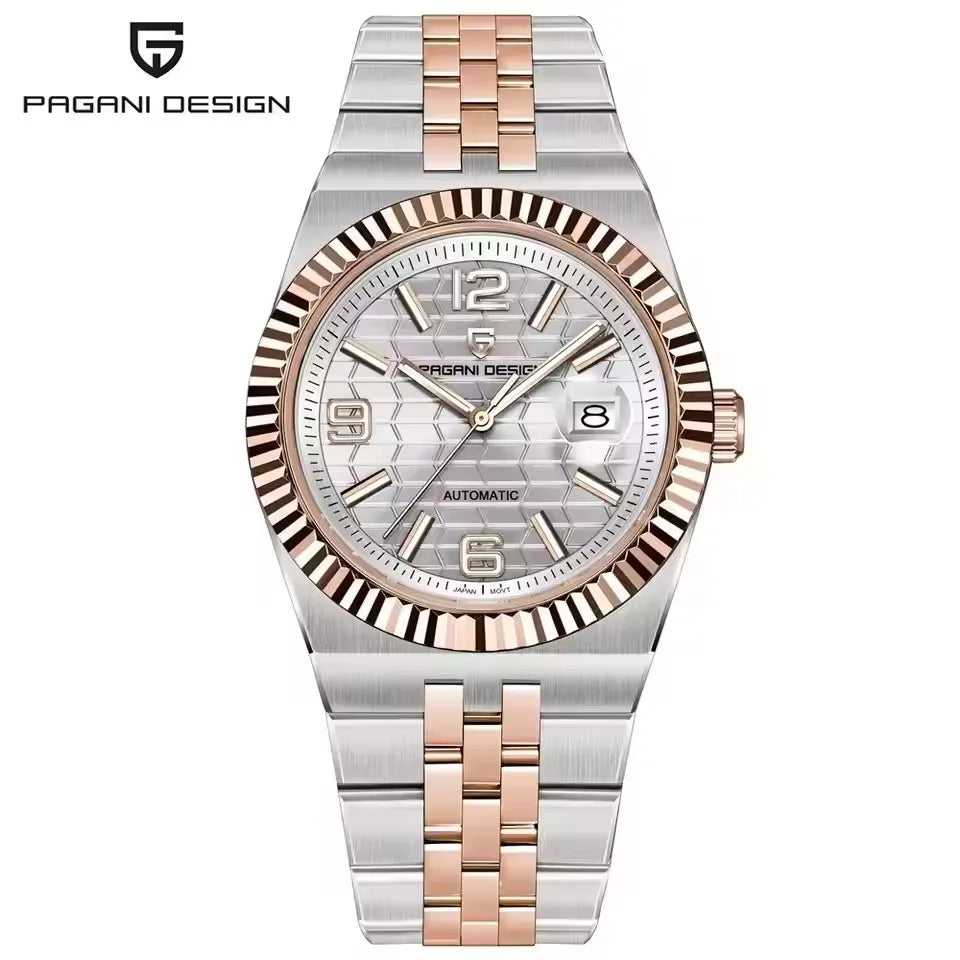 PAGANI DESIGN Orologio da Polso Meccanico Uomo Modello PD-YS027 Acciaio Inossidabile Vetro Zaffiro
