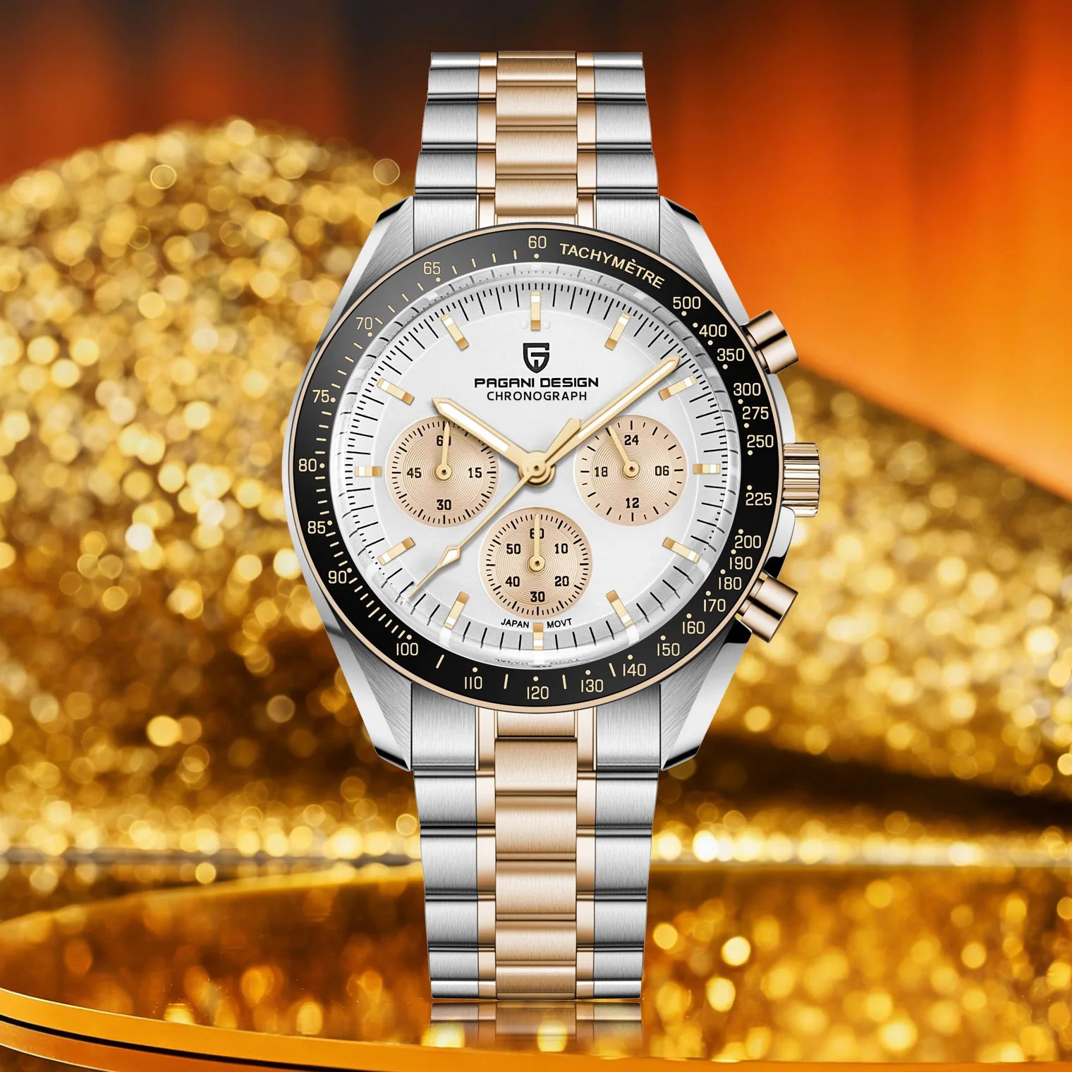 PAGANI DESIGN Orologio da Uomo al Quarzo Cronografo Sportivo Modello PD1701