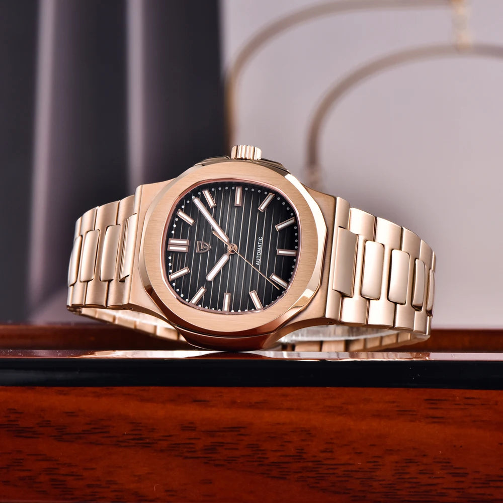 PAGANI DESIGN Orologio da uomo 40MM automatico meccanico lusso oro