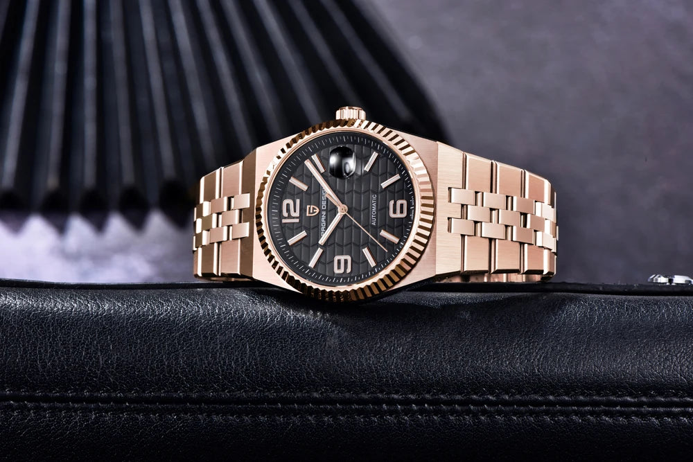Nuovo Orologio da Uomo PAGANI DESIGN 2026, Orologio Automatico di Lusso, Meccanico, con Vetro Zaffiro AR, Luminoso, Durevole, in Acciaio Inossidabile