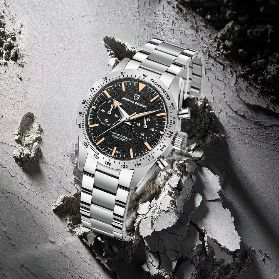 Orologio da Uomo PAGANI DESIGN Modello PD1766 al Quarzo Cronografo Sportivo in Acciaio Inossidabile