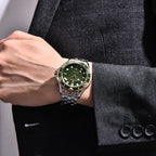 PAGANI DESIGN Orologio subacqueo automatico verde da uomo MIYOTA 8215