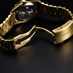 Neue PAGANI DESIGN Luxus-Herrenuhr add36 Goldfarben 2026, automatische mechanische Uhr mit AR-Saphirglas, Edelstahlgehäuse, Datumsanzeige, Armbanduhr