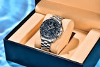 PAGANI DESIGN Orologio da Polso Uomo Luna Quarzo Cronografo Acciaio Inox Nero
