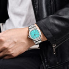 Nuovo Orologio Meccanico Automatico di Lusso Pugani da Uomo con Vetro Zaffiro Antiriflesso e Lancette Luminose, Orologio Sportivo da Uomo, Consegna Locale