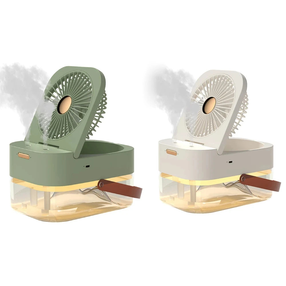 3-in-1-Ventilator mit Luftbefeuchter und Lichtprojektion für eine frische und hydrierte Umgebung