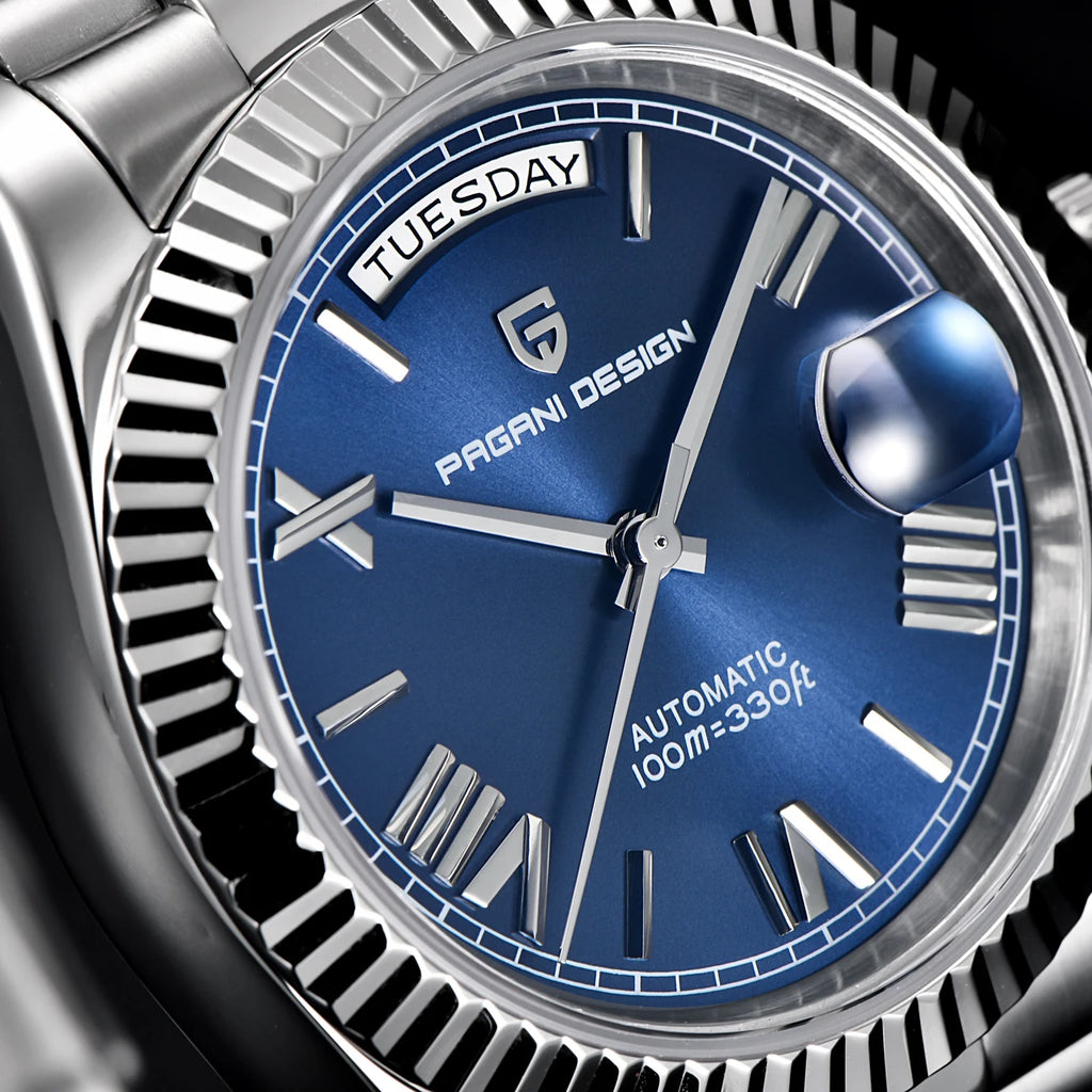 Gaphani DESIGN Herrenuhren Blau, Luxus-Automatikuhr für Herren, Saphirglas AR, mechanische Uhr, Lieferung aus EU-Lager
