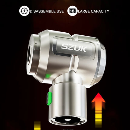 SZUK New Portable Car Vacuum Cleaner, Multi-function Mini Blower with LED Light, Powerful Cordless Vacuum Cleaner
