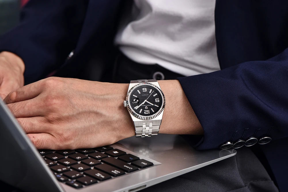 Nuovo Orologio da Uomo PAGANI DESIGN 2026, Orologio Automatico di Lusso, Meccanico, con Vetro Zaffiro AR, Luminoso, Durevole, in Acciaio Inossidabile