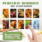 Friggitrice ad Aria Calda Senza Olio da 9L con Doppio Cestello e Finestra - Kitchen