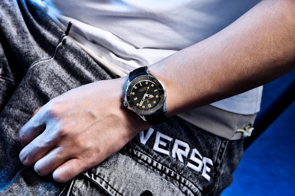 PAGANI DESIGN Orologio Automatico Retrò per Uomo, Acciaio Inossidabile, Modello PD1667