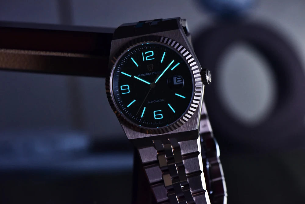 Nuovo Orologio da Uomo PAGANI DESIGN 2026, Orologio Automatico di Lusso, Meccanico, con Vetro Zaffiro AR, Luminoso, Durevole, in Acciaio Inossidabile