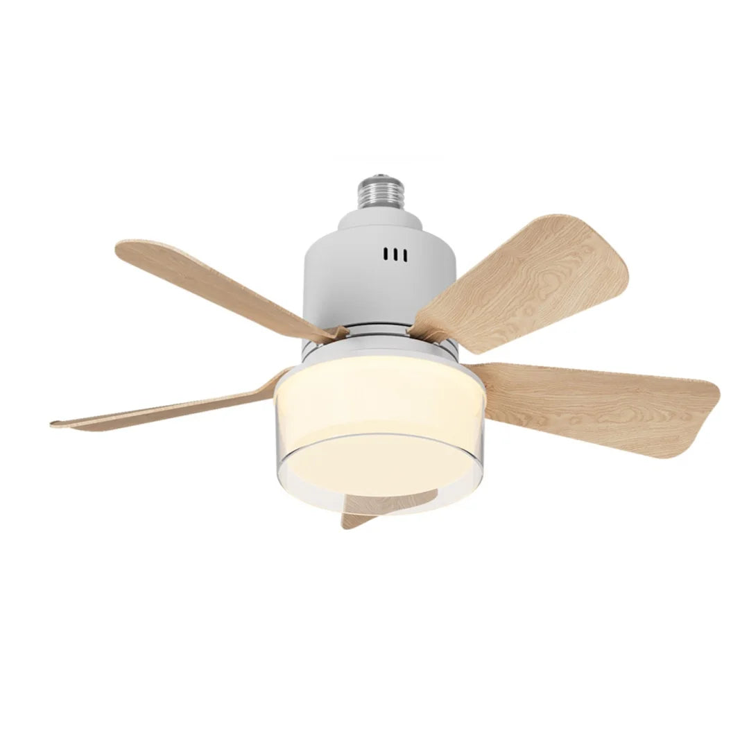 Ventilatore da soffitto a LED con luce, dimmerabile, controllo tramite app, 6 velocità, timer, 3000K-6500K