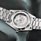 PAGANI DESIGN Orologio Meccanico Automatico Uomo Ice Blue Acciaio Inossidabile Vetro Zaffiro
