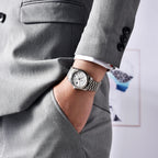 Luxuriöse PAGANI DESIGN D36 Herrenuhr, Automatik mit Meteoriten-Zifferblatt, mechanisches Armband, Saphirglas, wasserdicht, lokaler Versand