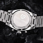 PAGANI DESIGN Orologio da Uomo Pilota al Quarzo Cronografo Sportivo Retrò in Acciaio Inossidabile