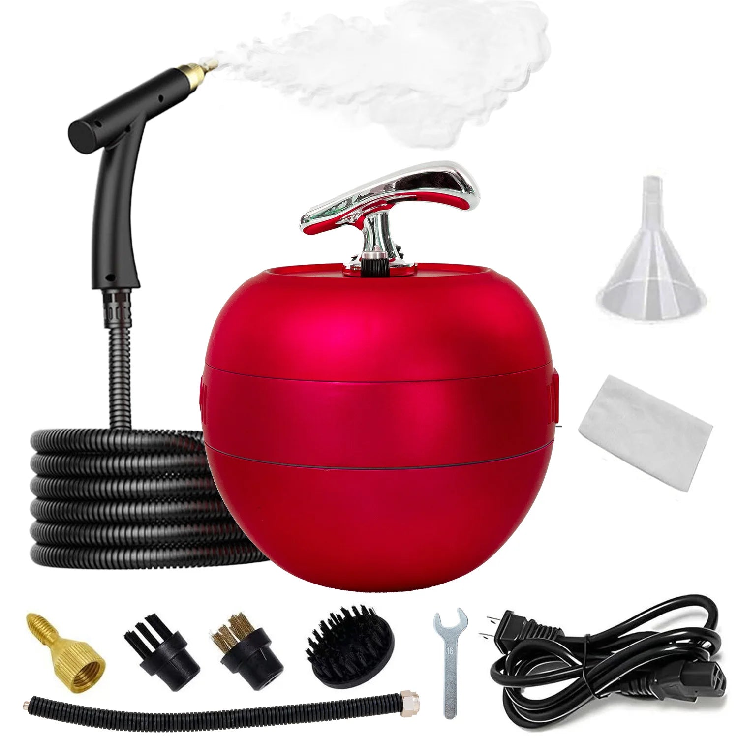 2000 W Hochdruck-Dampfreiniger, 1500 ml, Multifunktionsdüsen, Hochtemperaturwaschmaschine für die Reinigung von Klimaanlagen, Dunstabzugshauben sowie Böden in Haus und Auto.