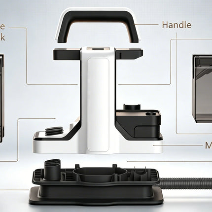 Portable Carpet Cleaner 750W, 15Kpa, Wet Cleaning Machine for Fabrics and Sofas, Portable for Car and Pet Hair