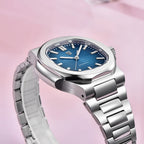 Nuovo Orologio Meccanico Automatico di Lusso Pugani da Uomo con Vetro Zaffiro Antiriflesso e Lancette Luminose, Orologio Sportivo da Uomo, Consegna Locale