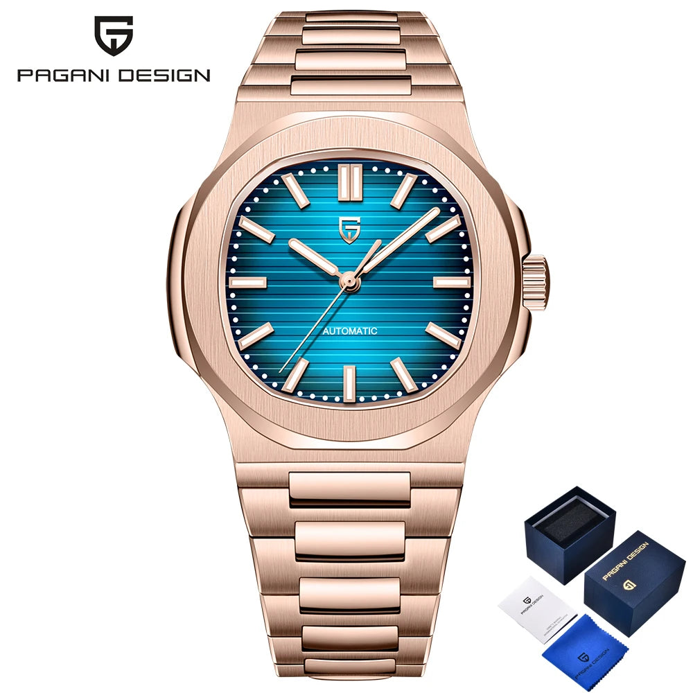 PAGANI DESIGN Orologio da uomo 40MM automatico meccanico lusso oro