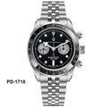 PAGANI DESIGN Orologio da polso al quarzo cronografo uomo, modello Panda, vetro zaffiro, impermeabile 10 bar