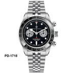 PAGANI DESIGN Orologio da polso al quarzo cronografo uomo, modello Panda, vetro zaffiro, impermeabile 10 bar