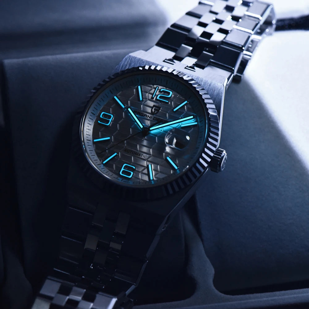 Nuovo Orologio da Uomo PAGANI DESIGN 2026, Orologio Automatico di Lusso, Meccanico, con Vetro Zaffiro AR, Luminoso, Durevole, in Acciaio Inossidabile