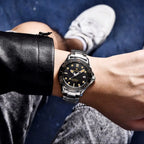 Orologi da uomo PAGANI DESIGN, orologio meccanico automatico di lusso, orologio da uomo resistente all'acqua, vetro zaffiro AR, orologio leggero, spedizione locale UE