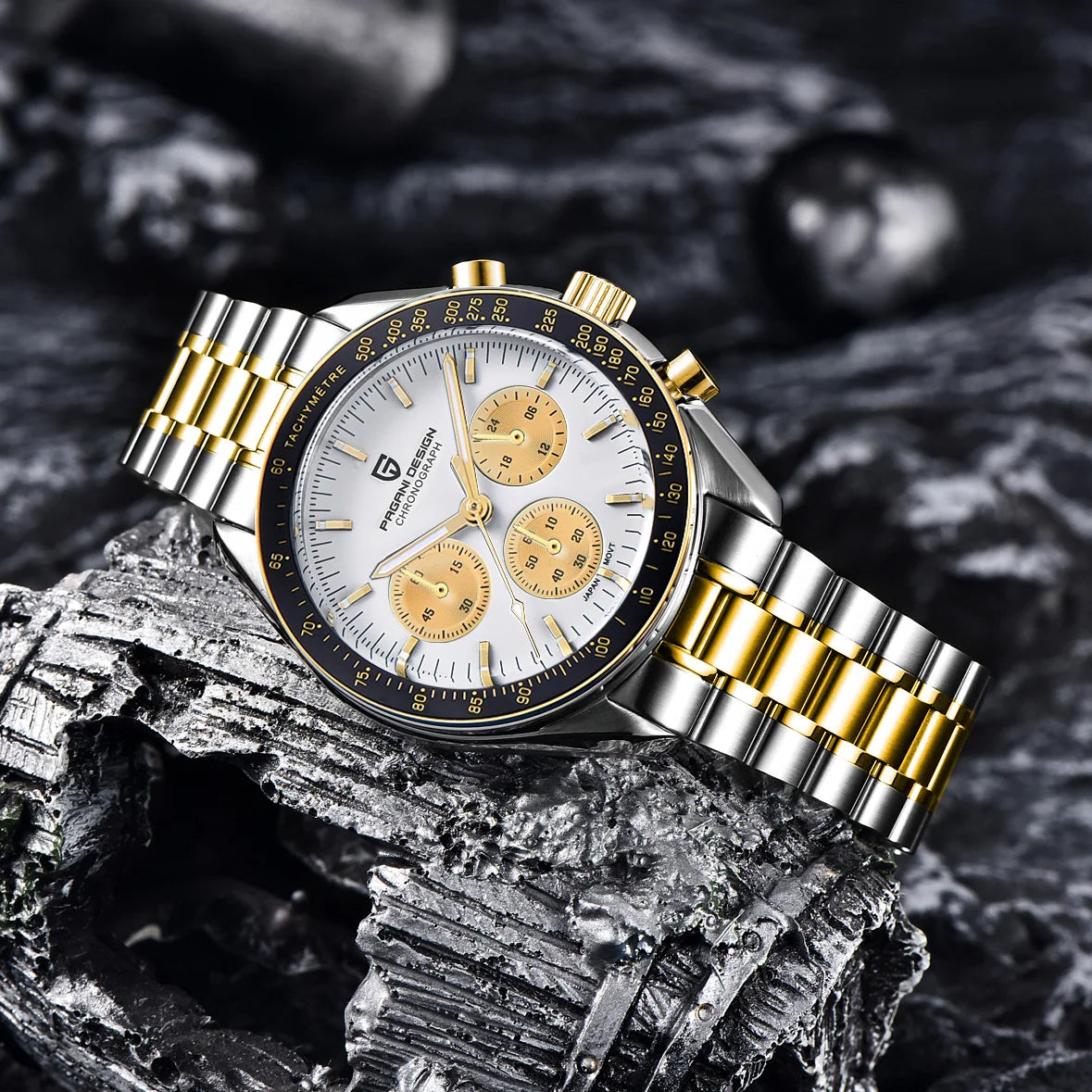PAGANI DESIGN Orologio al Quarzo da Uomo in Acciaio Inossidabile Modello PD1701