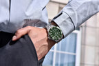 PAGANI DESIGN Orologio subacqueo automatico verde da uomo MIYOTA 8215