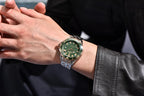 PAGANI DESIGN Orologio subacqueo automatico verde da uomo MIYOTA 8215