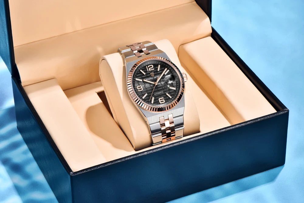 Nuovi orologi PAGANI DESIGN da uomo, orologio automatico di lusso di alta gamma, movimento Miyota, orologi meccanici con bracciale, vetro zaffiro AR, acciaio inossidabile, impermeabile, luminoso, regalo alla moda per uomo