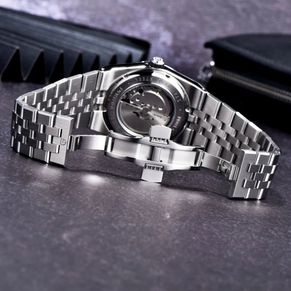 PAGANI DESIGN Orologio da Polso Meccanico Uomo Modello PD-YS027 Acciaio Inossidabile Vetro Zaffiro