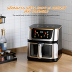 Friggitrice ad Aria 2800W 12L in Acciaio Inossidabile con Touchscreen