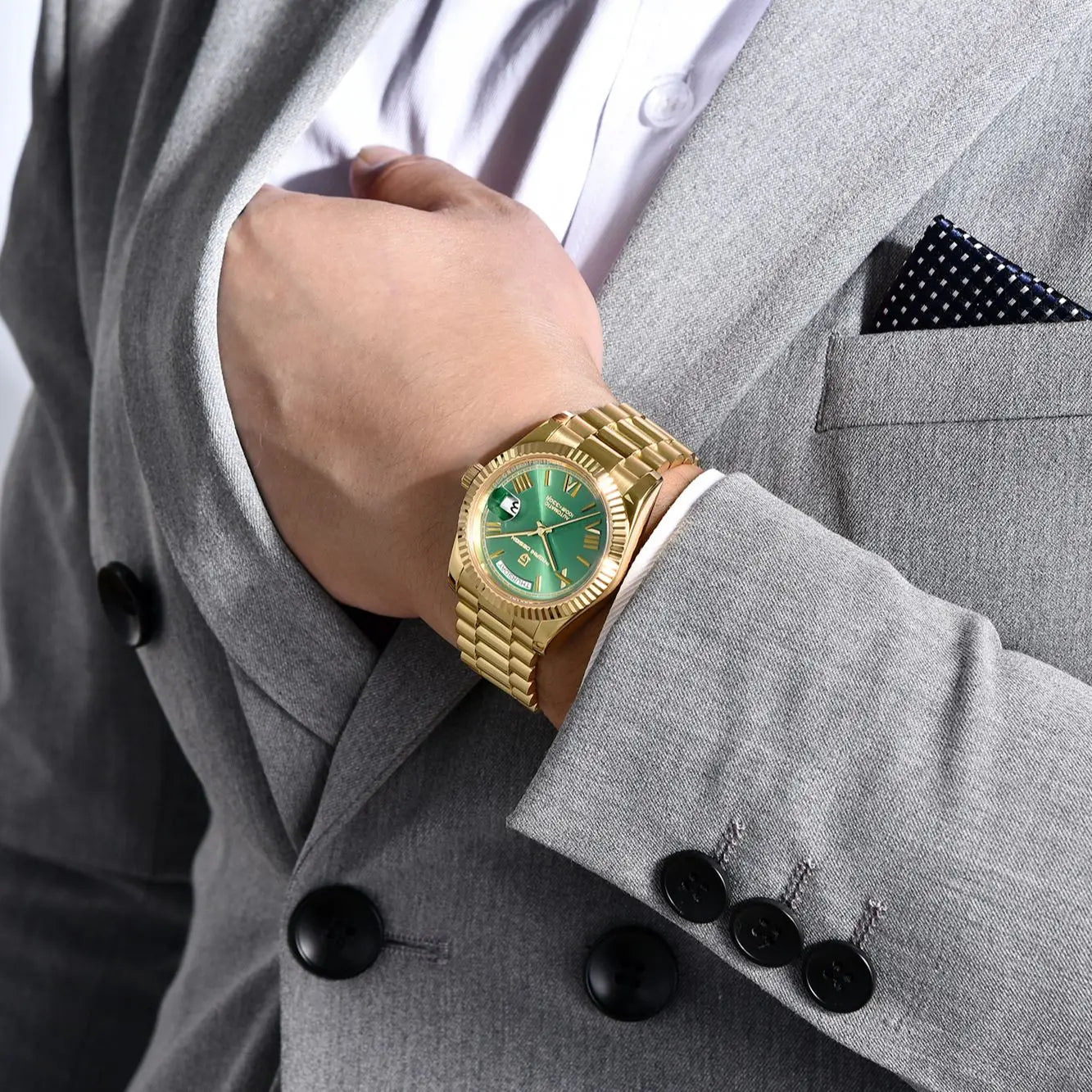 PAGANI DESIGN DD36 Oro Verde V2 Mechanische Herrenuhren Luxus-Automatikuhr für Herren 2026 Neue Armbanduhr mit Saphirglas AR