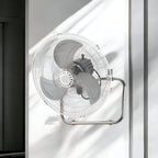 3-in-1 Stand-, Tisch- und Wandventilator mit 3 einstellbaren Geschwindigkeitsstufen, Stahl- und ABS-Struktur