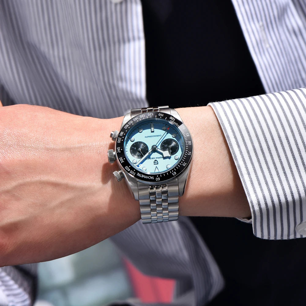 Nuovo orologio da uomo PAGANI Retro DESIGN, orologio al quarzo di lusso, cronografo di velocità, vetro zaffiro, luminoso, resistente all'acqua, regalo per uomo