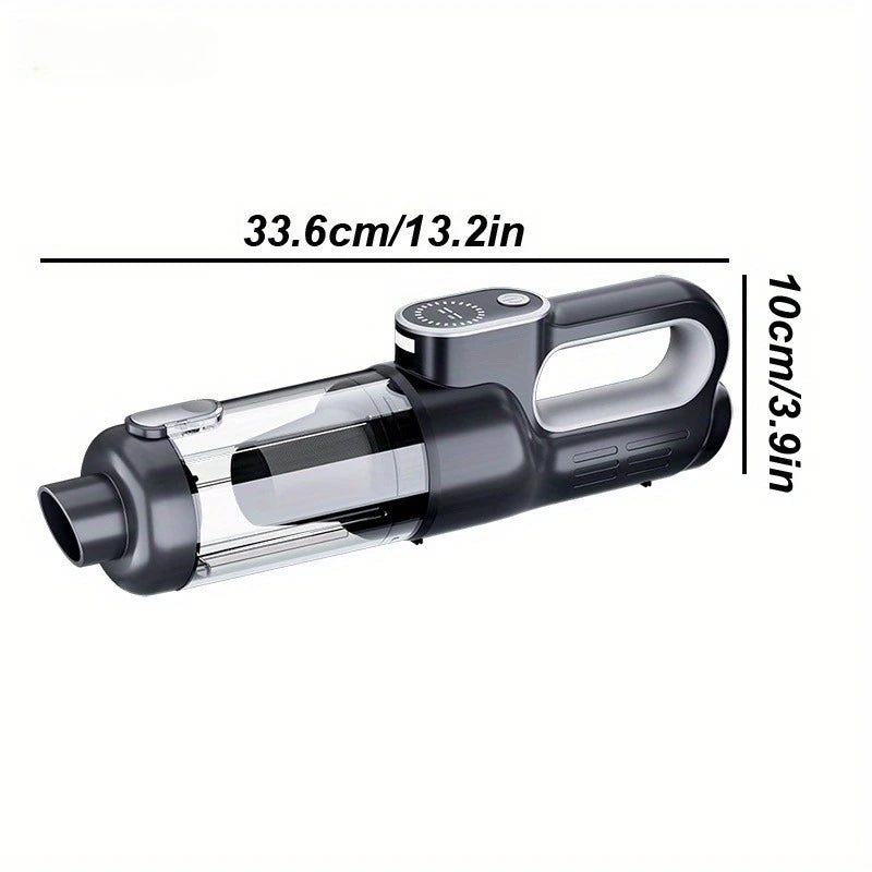 Brushless Cordless Handheld Vacuum Cleaner, High Suction, for Home and Car, Mini, Rechargeable, with LED for Car Cleaning.
